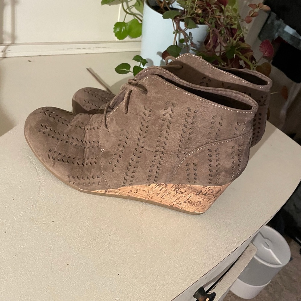 Wedge Booties